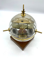 #SE2378# Vintage Space Age Sputnik Wetterstation Thermometer Barometer 60er Jahr