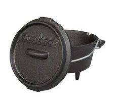 Feuertopf CAMP CHEF Classic 5 inch DO5 Gusseisen Dutch Oven Füße 0,5 Liter