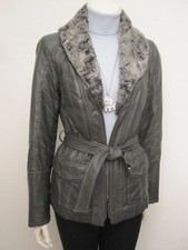 BiBA - sehr weiche Lederjacke - abnehmbarer Webpelzkragen - Gr.34/36  "WIE NEU!"