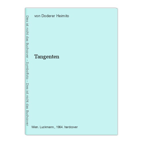Tangenten doderer heimito - tangenten,