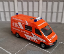 Mercedes Benz H0 MB Sprinter Herpa Feuerwehr Stuttgart Taucher 1:87 SELTEN