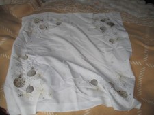 Tischdecke  weihnachtlich  von  SANDER   84cm x 84cm  Kugel-Sterne Motive