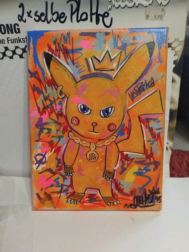 Pikachu basquiat krone - pikachu,