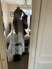 Seiden Mantilla Spitze