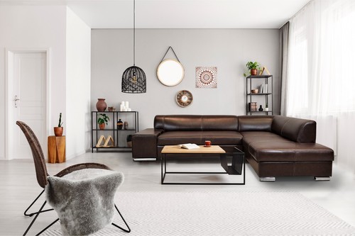 Echtleder ecksofa leder sofa - echtleder,