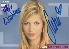 original signiertes Autogramm von Susan Sideropoulos