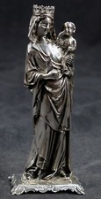 SILBER MADONNA GOTISCH MIT