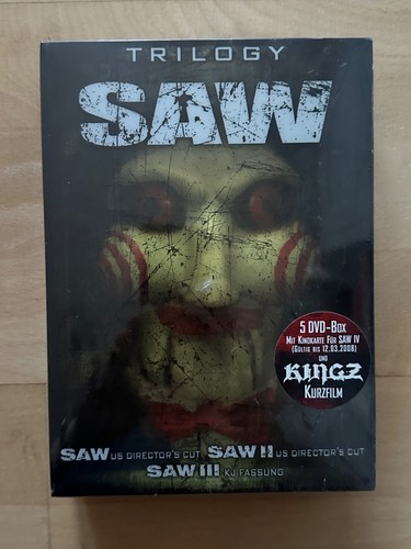 Saw trilogy 3d - 1-3,, maskenbox