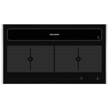 Oranier Flächeninduktion KFL2094 Abluft-Umluft Kochfeldabzug 90cm 1 Paar Leisten