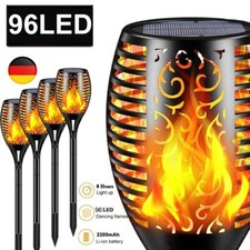 96 LED Solarleuchte Garten