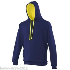 Unisex Kontrast Hoodie
