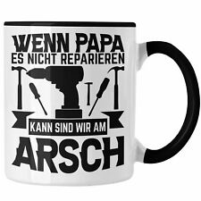 Trendation - Papa Geschenk Tasse Vatertag Wenn Papa Es Nicht Reparieren Kann Ges