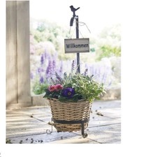 Pflanzkorb Willkommen