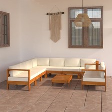 Akazie gartensofa sitzer mit - gartensofa, 4-sitzer