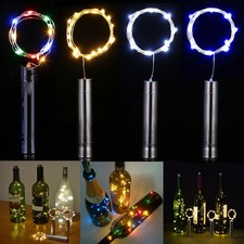 20 LED Weinflasche Korken