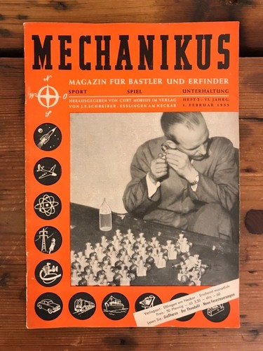 Mechanikus 1955 magazin - 2/1955, für
