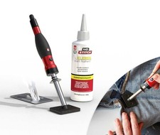 No Stitch Nähpulver | kleben statt nähen | Textilklebepulver inkl. Hitze-Eisen