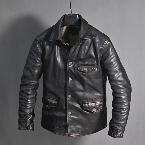 Lederjacke neu herren biker - neu,