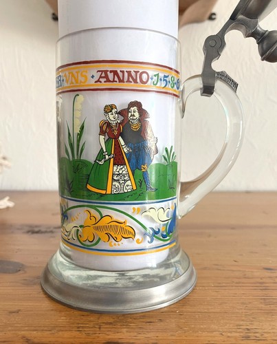 Licher brauerei handbemalter - brauerei:,