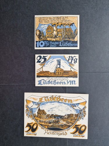 834 notgeldscheine gemeinde - 834..1,