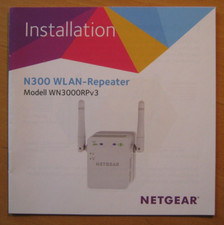NETGEAR Bedienungsanleitung Installation N300 WLAN-Repeater 2014