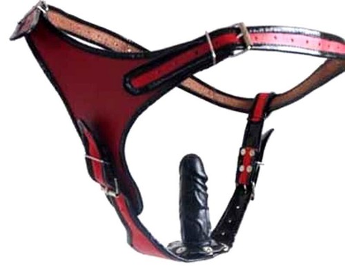 Bdsm leder slip mit - leder,