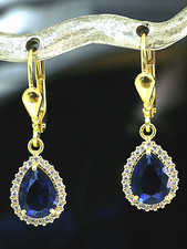 585 gold ohrringe mit - gold,
