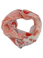 CECIL Damen Mehrfarbiger Punkt Schal Loop 78x54 cm Alltag Modern