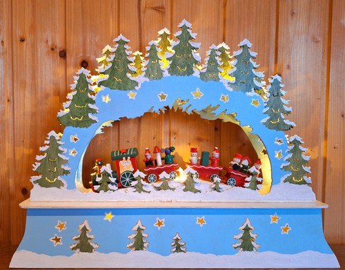 Schwibbogen led eisenbahn - 3d, "eisenbahn"