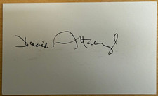 David Attenborough Autogramm -