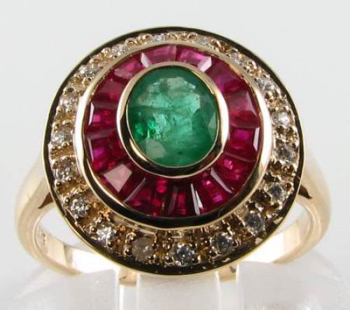 Großer 9ct gelbgold - 9ct, ring