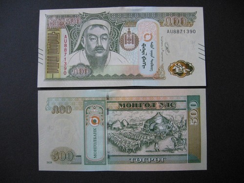Mongolia 500 tugrik 2020 - mongolia,