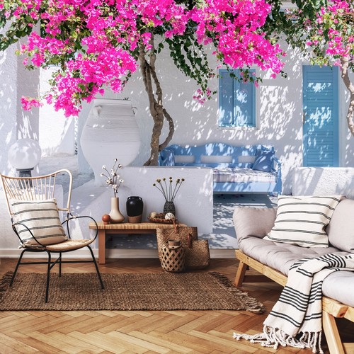 Ferienhaus tapete wandbild - ferienhaus,