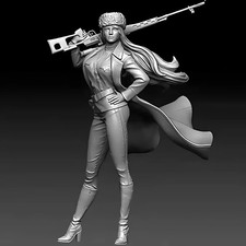 1/35 Scale Female Sniper Resin