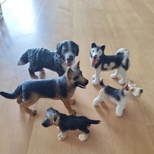 Schleich: 5 alte Hunde: Husky