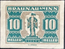 10 Heller  Braunau Notgeld