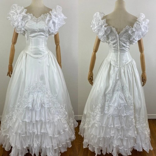 Organza hochzeitskleid puffy - organza,
