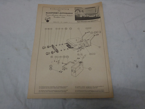 Einbauanleitung für blaupunkt - für,