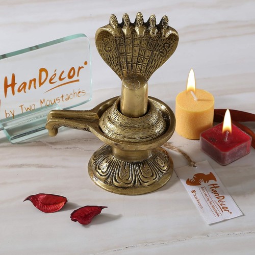 Messing shivling figurine - messing,