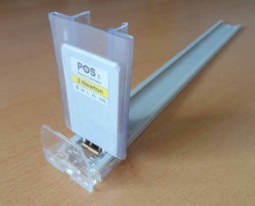 Schiene 10x labelhalter - 10x,
