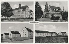 Alte AK, Mainleus bei Kulmbach, 4 Ansichten, (Haushalts-) Schule, Josef-Stiftung