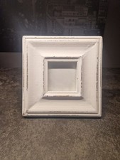 Bilderrahmen Weiss Vintage Rechteck 23,5x23,5 Cm (9x9cm Bild)