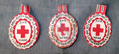 Antikes spendenabzeichen rotes - spendenabzeichen,