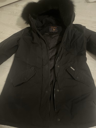 Woolrich daunenjacke echtpelz - woolrich,