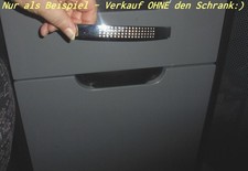 3 Schrank/Schubladen"Glitzer"Optik,silber Metall,Möbel-GRIFFE,incl.Schrauben