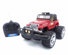 Nikko Max Wrangler Jeep Ferngesteuert Auto RC Vintage Spielzeug Tronico 1980