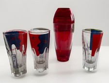 4er SET: 3 x Ramazotti Gläser 2/4cl Special Edition +1 Campari Coctail Shaker!