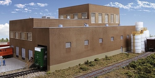 Spur bausatz papierfabrik - h0,