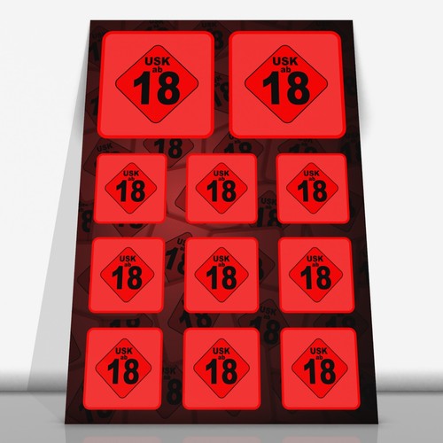 Usk stickerbogen gamer - 18,