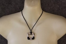 HALSKETTE  STOFF BÄNDCHEN 40